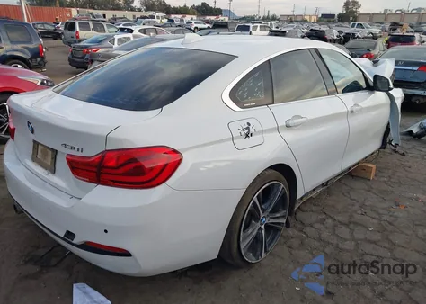 2018 BMW 430I Gran Coupe from USA, damaged, VIN WBA4J1C50JBG79155